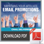 improving your affiliate email promotion