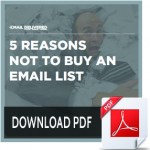 reasons not to buy an email list